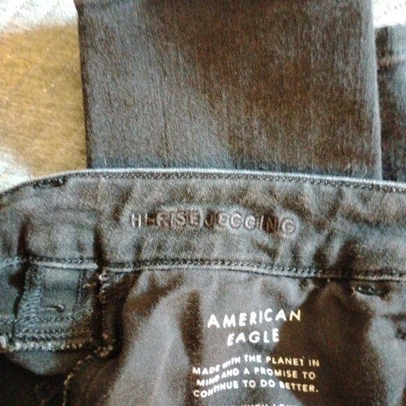 American Eagle Dream High Rise Jegging Black Jeans - Picture 4 of 5